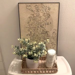 Game of Thrones Framed Westeros Map #GOT